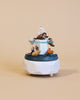 Arctic themed wooden music box with arctic animals