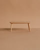 Small wooden coffee table for the Maileg Christmas Living Room Set, featuring four tapered legs.