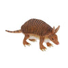 Armadillo Stuffed Animal with a realistic patterned brown shell and cream-colored underside.