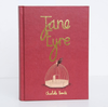 The Jane Eyre | Brontë | Collector's Edition | Hardcover has a red cover with gold embossed title text and an illustration of a bird on an open birdcage.