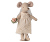 The Maileg Wedding Mice Couple in Box, Mum and Dad (arriving 06/15/26), features fabric mice dressed as bride and groom—a delightful collectible, perfect as a unique wedding gift or keepsake.