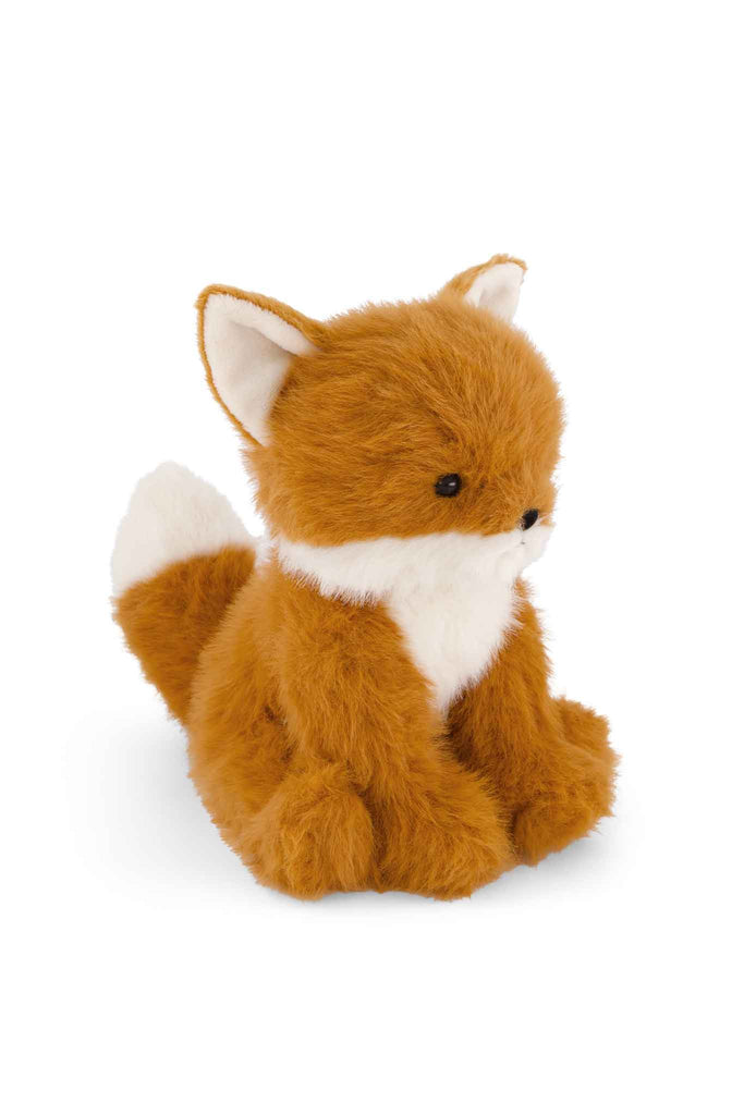Snuggle Bunnies - Archie the Fox - Natural is a small, fluffy fox plush with orange-brown fur and a white chest, ears, and tail tip.