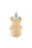Snuggle Bunnies - Birthday Arthur - Sky, a fuzzy beige plush bunny, is shown from the back wearing a light blue party hat with a white pom-pom, against a plain white background.