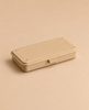 Beige rectangular Toyo - Steel Stackable Storage Box T-192 with a hinged lid.