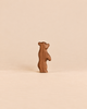Ostheimer Small Bear - Standing, a handcrafted wooden figurine shaped like a standing bear for imaginative play.