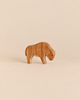 Handcrafted wooden Ostheimer Bison, Small figurine.