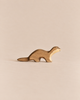 Handmade Holzwald otter wooden figurine.