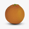 The Orange Baby Ball is a natural rubber sensory toy with a textured surface and a green spot on top, realistically resembling an orange fruit—perfect for babies’ playtime.
