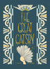 Art Deco–inspired hardcover "The Great Gatsby | Collector's Edition" features geometric patterns, a hand holding a fan, and bold yellow title text on a dark blue background—celebrating F. Scott Fitzgerald’s American classic.