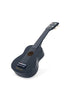 The Konges Sloejd Wooden Ukulele - Midnight is a small, dark blue wooden ukulele with 4 strings and white tuning pegs, shown on a white background.