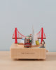 San Francisco themed music box with the Golden Bridge in the background. 