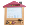 House shaped drawing board