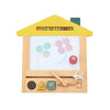 House shaped drawing board